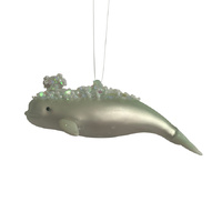 Glass Sequin Whale