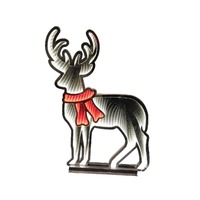 Infinity Reindeer with Red Scarf