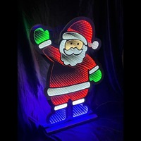 74cm Waving Santa Infinity