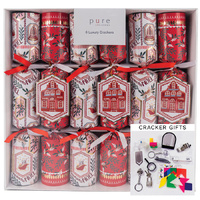 Luxury Crackers Red/White House