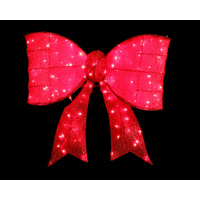 LED Mesh Tinsel Bow
