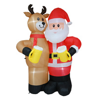 Santa &amp; Reindeer Drinking Buddies!