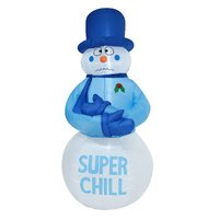 Shivering Snowman Inflatable
