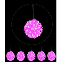LED Petal Balls 10cm Twinkle - Pink