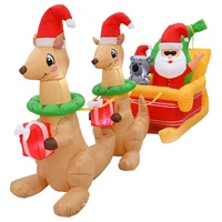 Airpower Santa with Koala &amp; Kangaroos 300cm