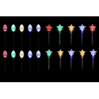 Solar Mini Path Lights Stars or Bulbs