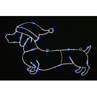 Solar Tubelight Dachshund - Multi