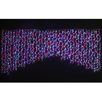 LED Cluster Curtain - Carnival