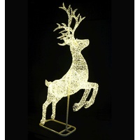 Giant Leaping Reindeer 270cm Twinkle
