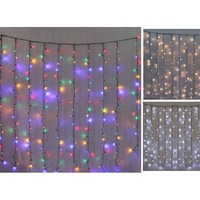 Timer Lights LED Curtain 200 Assorted