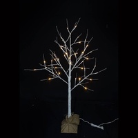LED Birch Tree with Sack Base 120cm