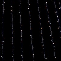 LED Waterfall Curtain 1.2x2m Warm White