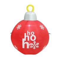 Airpower Ho Ho Ho Bauble 120cm Red..