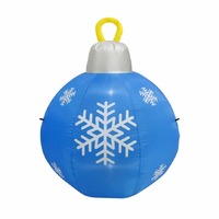 Airpower Snowflake Bauble 120cm Blue..