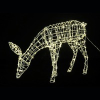 LED Flex Cable Feed Reindeer Flash Warm White..