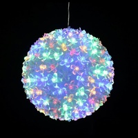 LED Petal Ball 20cm Multi Twinkle..