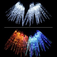 Solar Icicle Lights 30pc Asst..