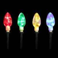 Solar Light Bulb Path Lights 42cm
