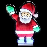 LED Infinity Santa Light 74cm