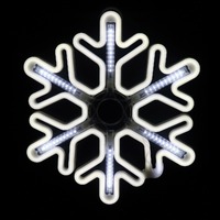 NEON Melting Core Snowflake 40cm White