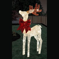 LED Glitter Thread Reindeer 90cm