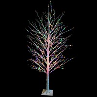 LED Dazzling Birch Tree 1.8m Twinkle Multi