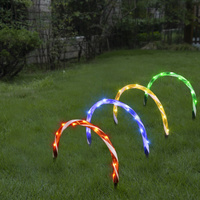 LED Candy Cane Arch 4pc - Red or Multi