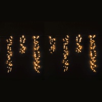LED Dancing Cluster Icicles 9m Warm