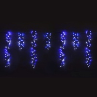 LED Dancing Cluster Icicles 9m W/B