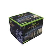 Solar Icicle Lights 400 BlueWhite