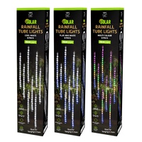 Solar Rainfall Tube Lights 8pc 36cm