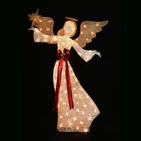 LED Dancing Angel W/Long Bow 175cm
