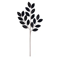 Elm Leaf Spray Poly 66cm Navy