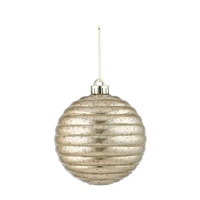 Bauble 12cm Champagne