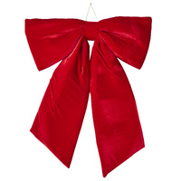 Velvet Bow XLarge Burgundy