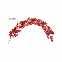 Flocked Berry Garland 1.2m