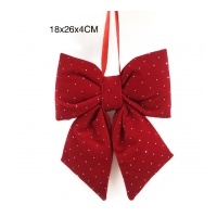 Red Bow with Stones