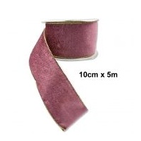 Red Velvet Ribbon 10cm x 5m