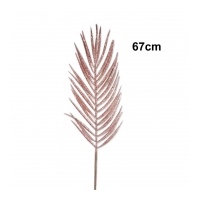 Glitter Sword Leaf 67cm Pink