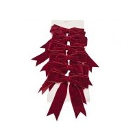 Red Velvet Bow 6pk