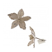 Champagne Flower Glitter Edge 30x31cm