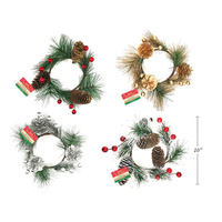 Wreath with Artificial Cones &amp; Berries