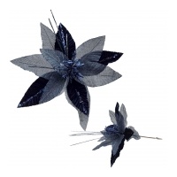 Blue Poinsettia 32cm