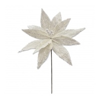 Cream Poinsettia 40cm