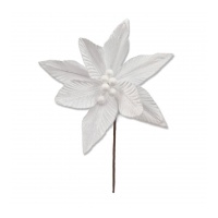 White Poinsettia 25x24cm