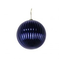 Shiny 15cm Bauble Blue