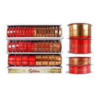RIBBON 2ASST MERRY XMAS FULL PRINT IN PDQ 2M..