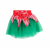 XMAS ELF TUTU WITH BOW 64 X 33 CM..