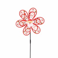 Santa Face Garden Windmill 75x40cm