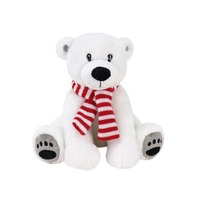 Plush Polar Bear 23cm w/Scarf..